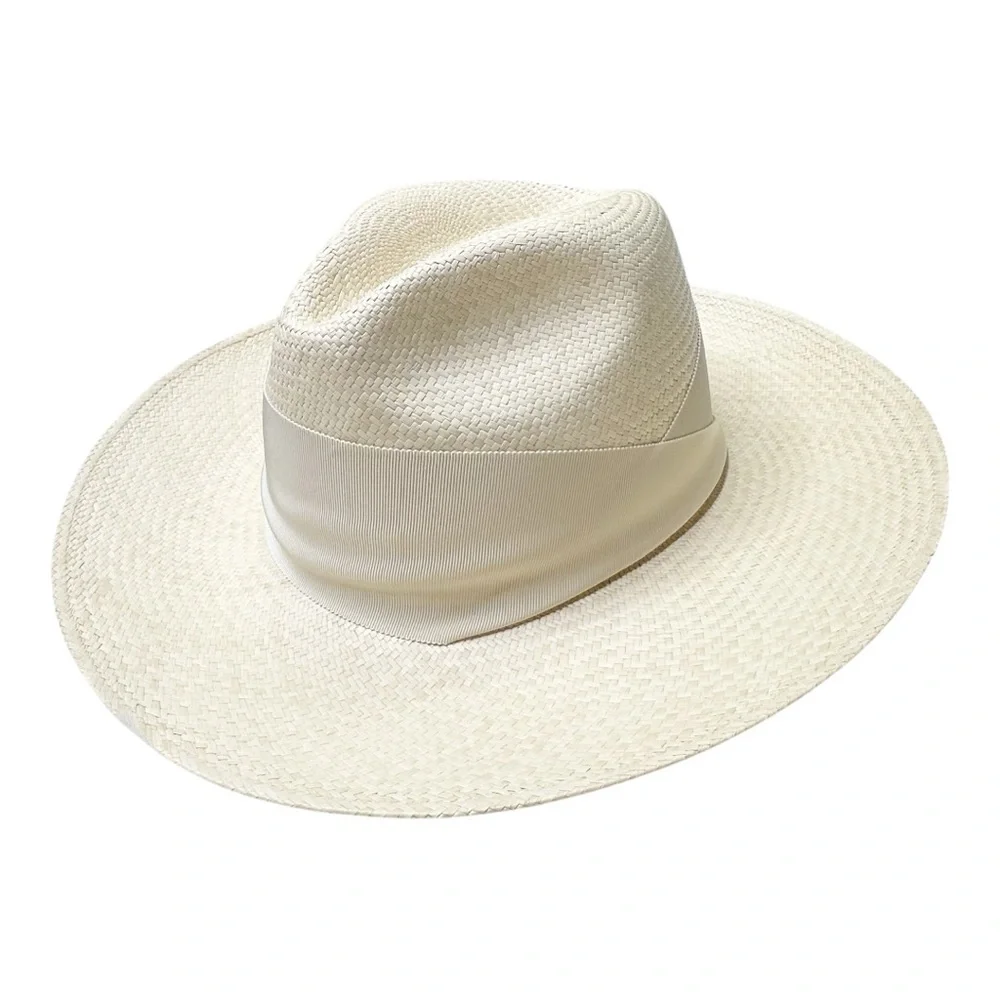 VERONICA BEARD x FREYA Gardenia White Cream Straw Field Hat Ribbon and Strap NWT - Picture 12 of 16